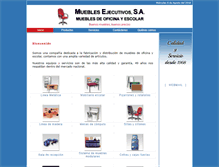 Tablet Screenshot of mueblesejecutivos.com.mx